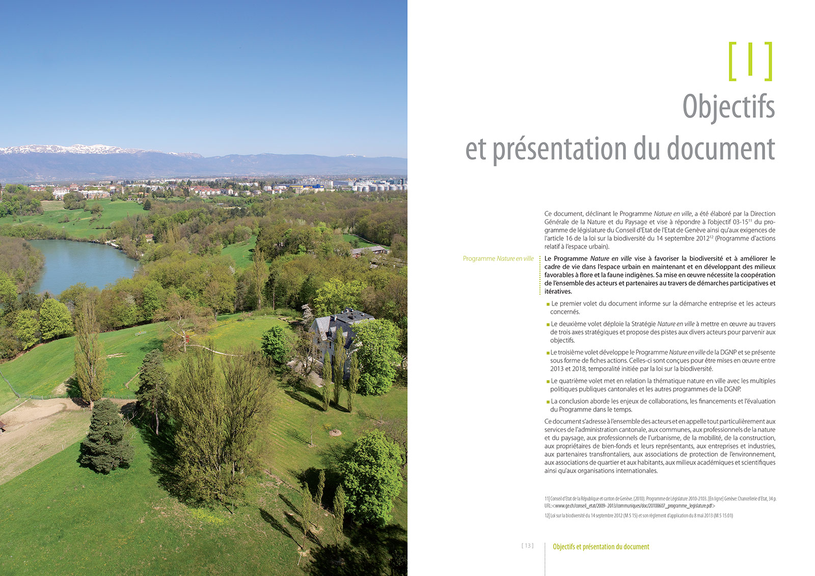 Pages intérieures "Programme Nature en ville"