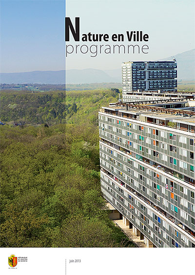 Première de couverture du Programme Nature en ville pour le Canton de Genève